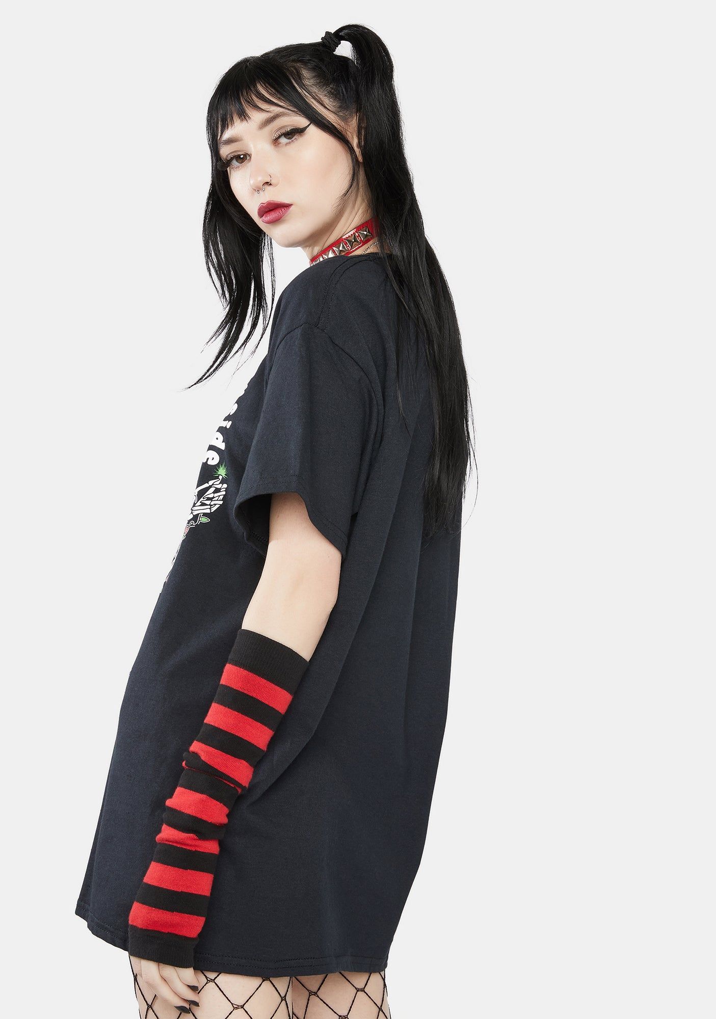 Dead Inside Christmas Graphic Tee sold by Dolls Kill product image thumbnail 4