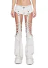 Pitch Denim Shorts With Chaps sold by Dolls Kill