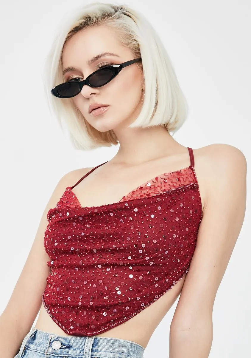 Paris Circa 2004 Halter Top sold by Dolls Kill