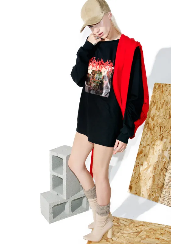 Metal Long Sleeve Tee sold by Dolls Kill