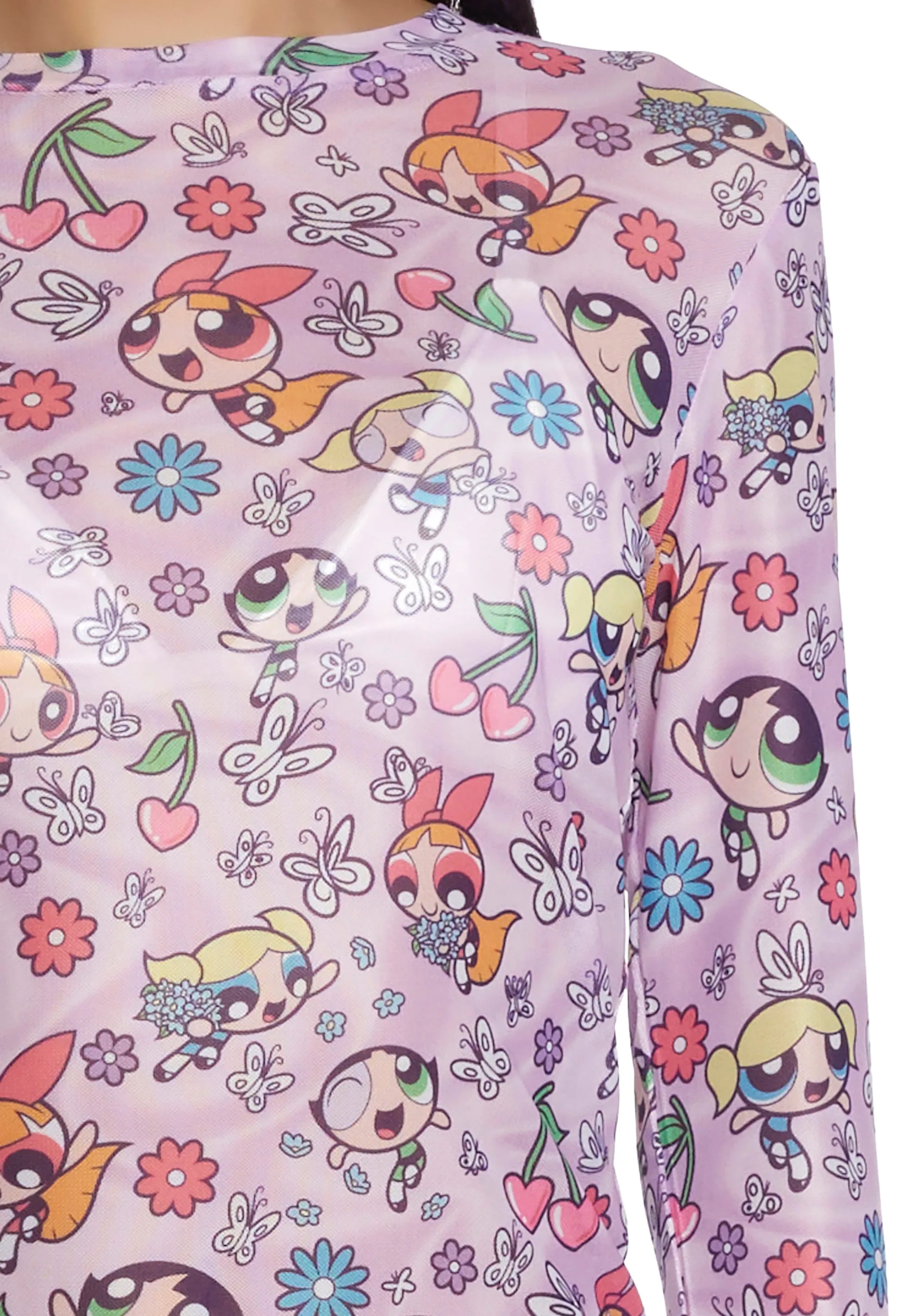 Little Angels Mesh Top sold by Dolls Kill product image thumbnail 4