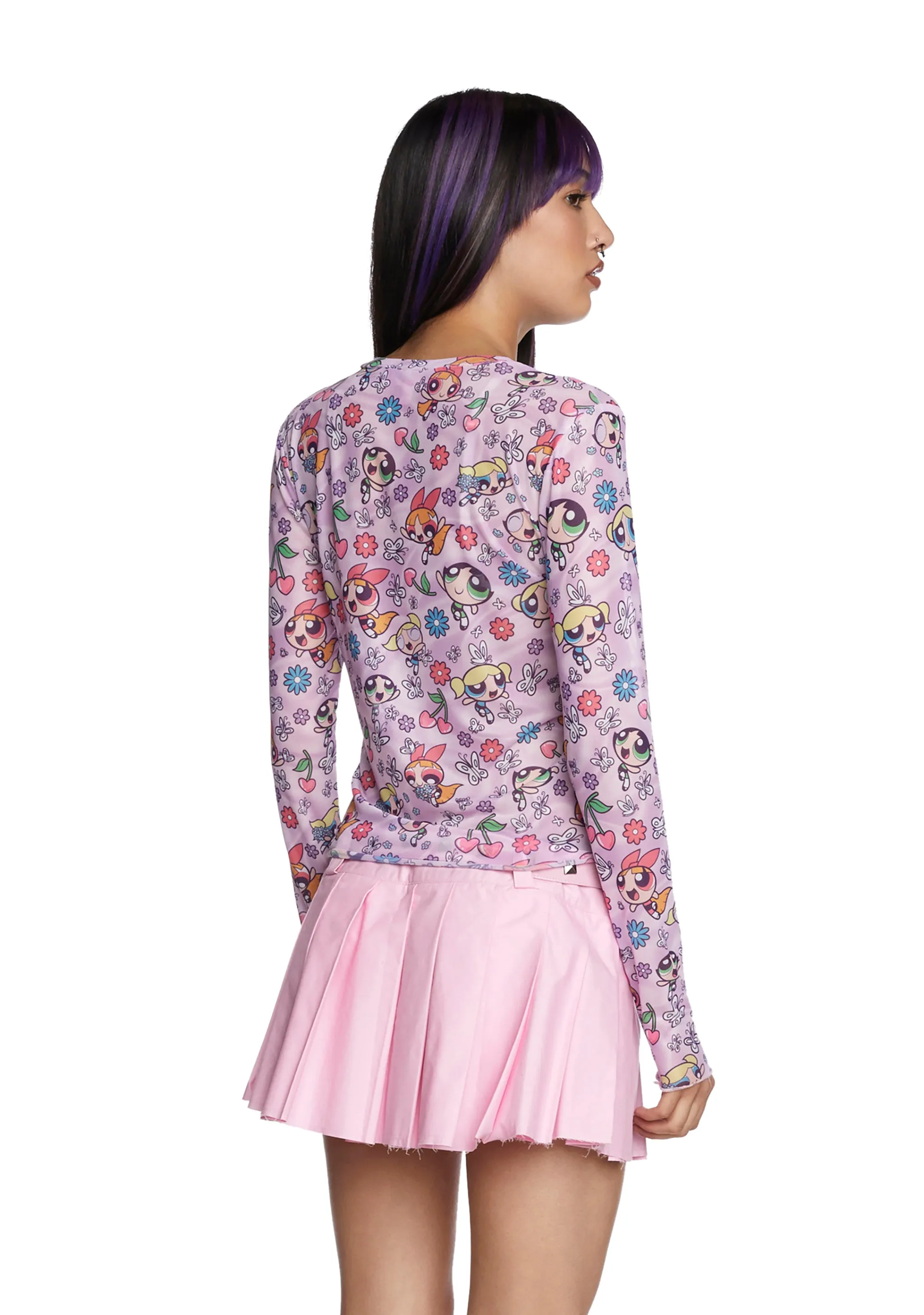 Little Angels Mesh Top sold by Dolls Kill product image thumbnail 5