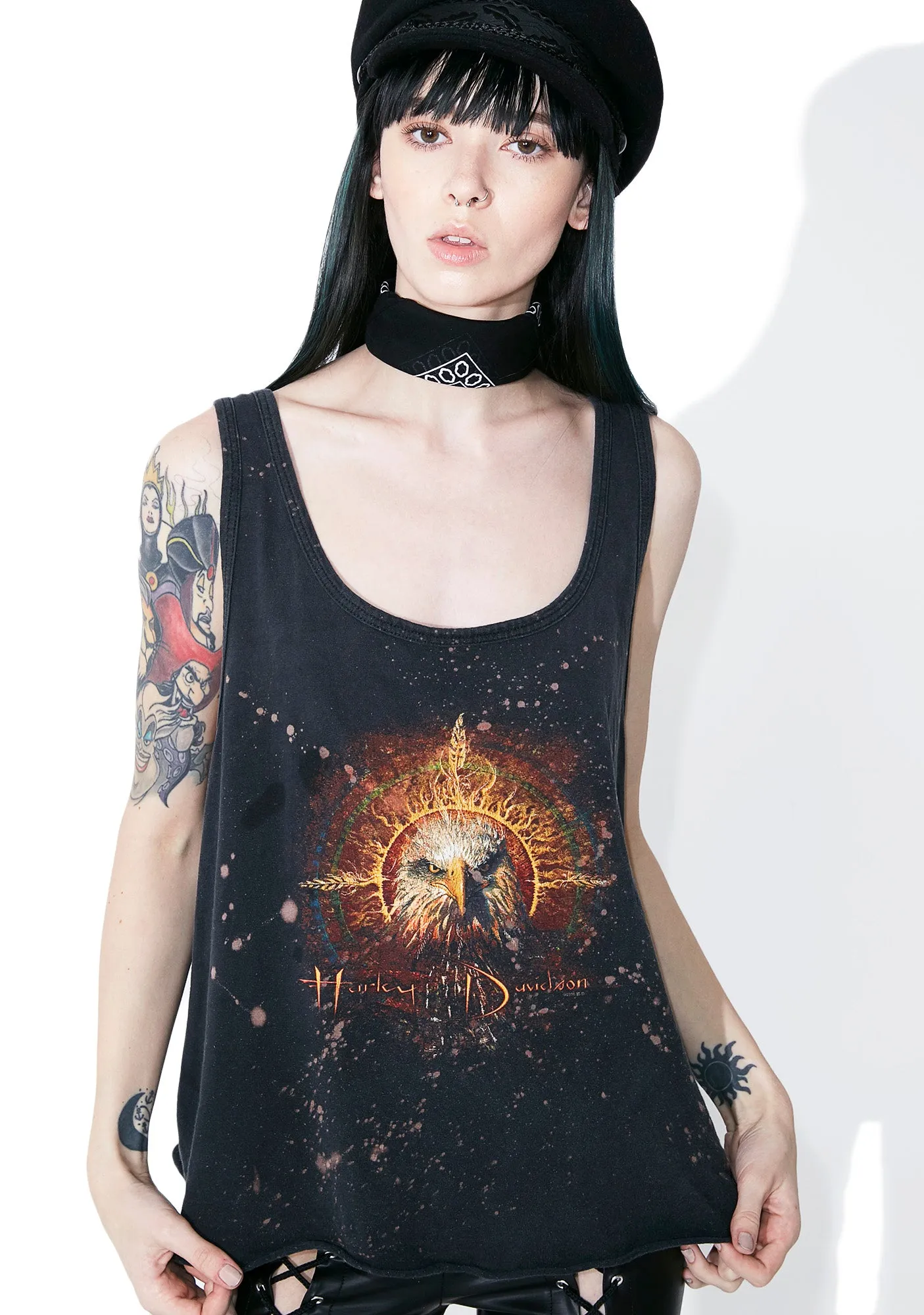 Vintage '96 Harley Davidson Tank sold by Dolls Kill