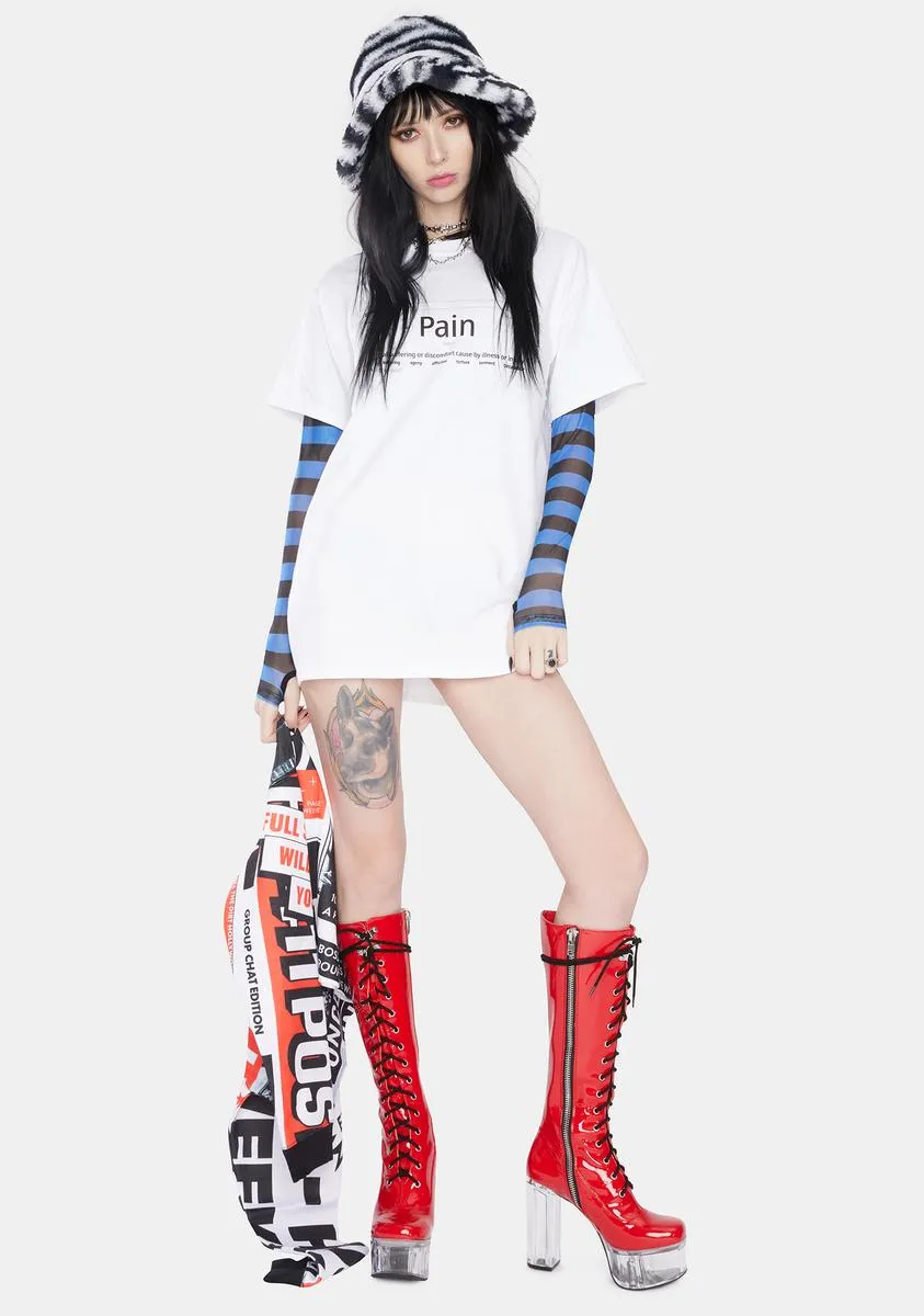 Pain Graphic Tee sold by Dolls Kill product image thumbnail 3