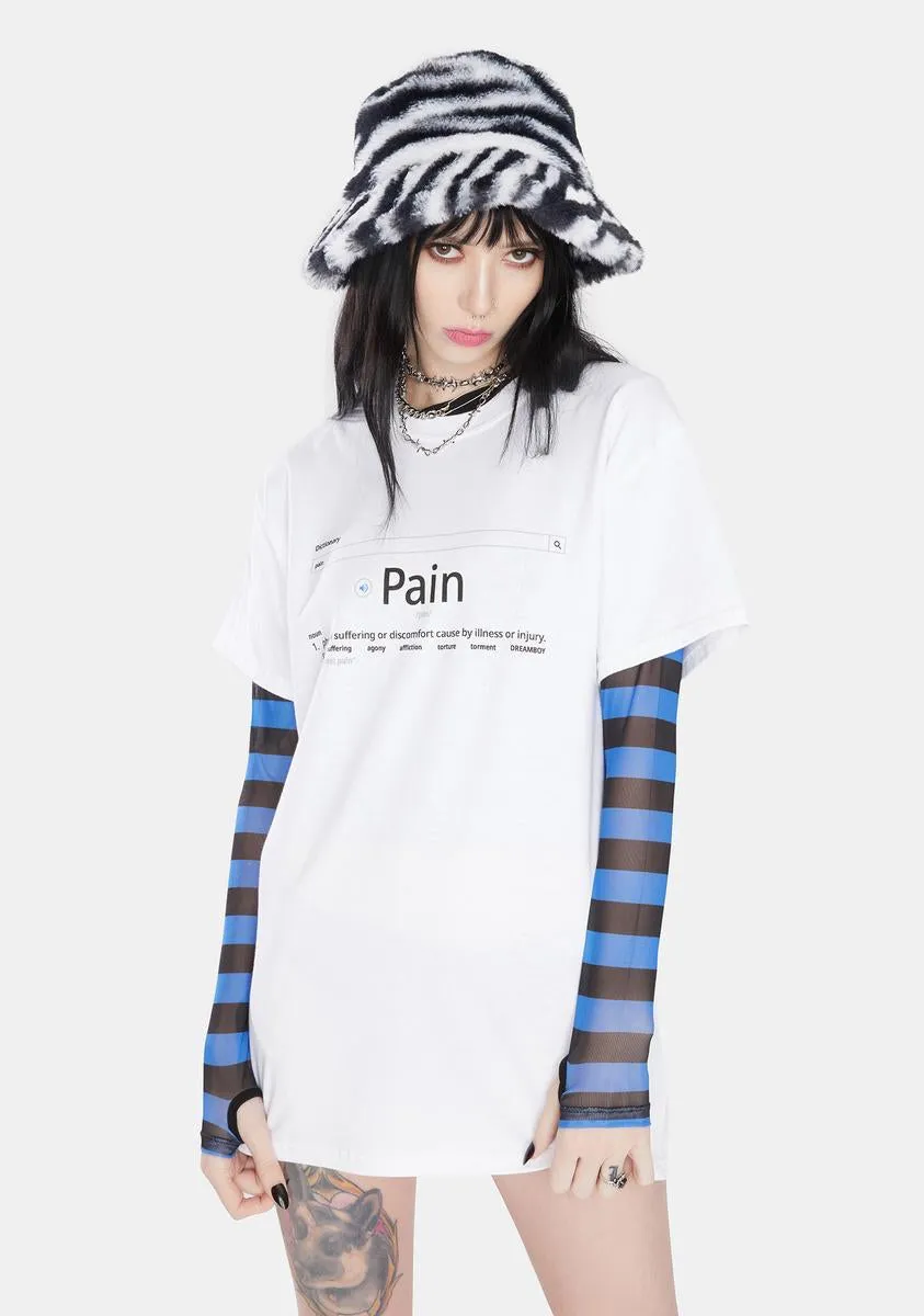 Pain Graphic Tee sold by Dolls Kill