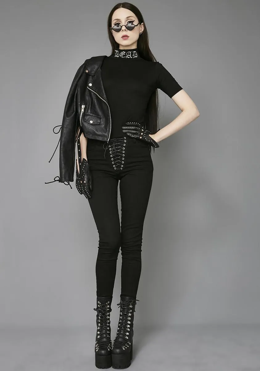 Dead Mock Neck Top sold by Dolls Kill product image thumbnail 5