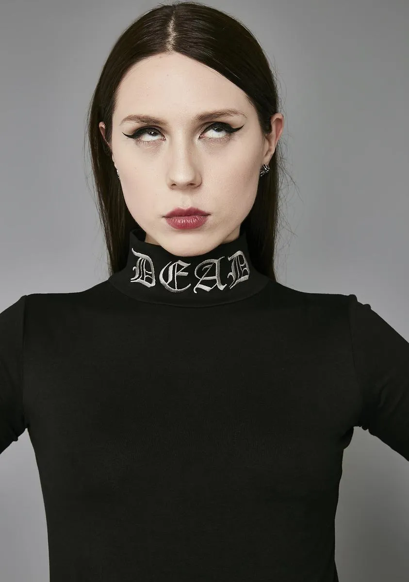 Dead Mock Neck Top sold by Dolls Kill product image thumbnail 3