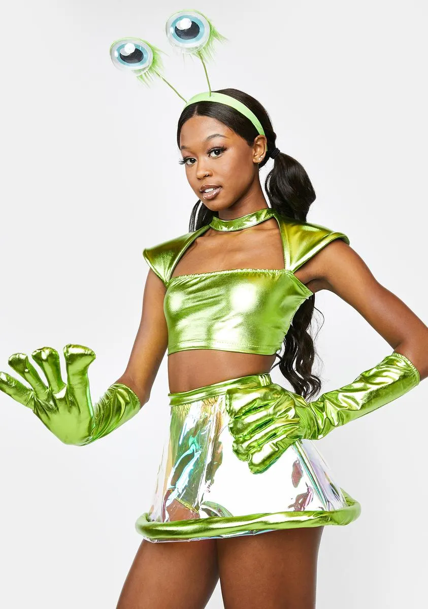 Most Extra Terrestrial Alien Costume sold by Dolls Kill product image thumbnail 2