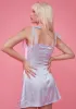 Form Fleeting Satin Lace Up Mini Dress sold by Dolls Kill