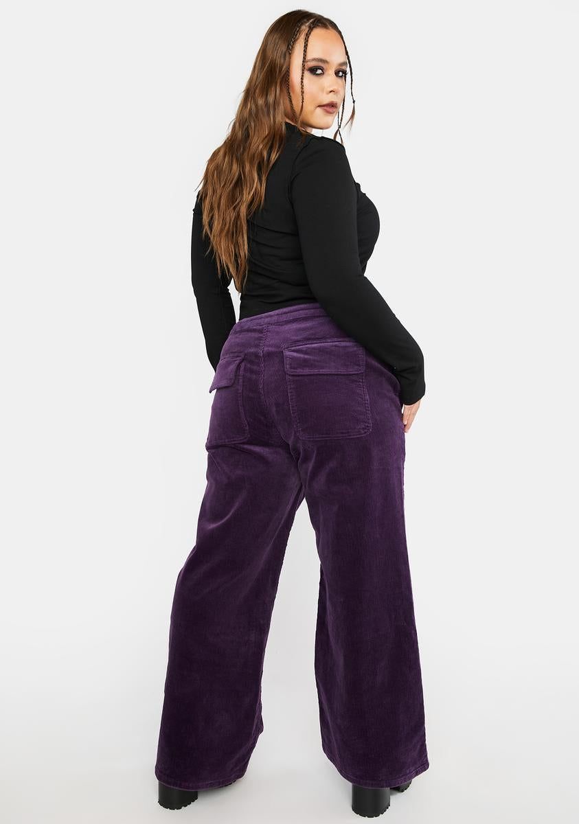 We Just Wanna Rock Corduroy Pants sold by Dolls Kill product image thumbnail 4