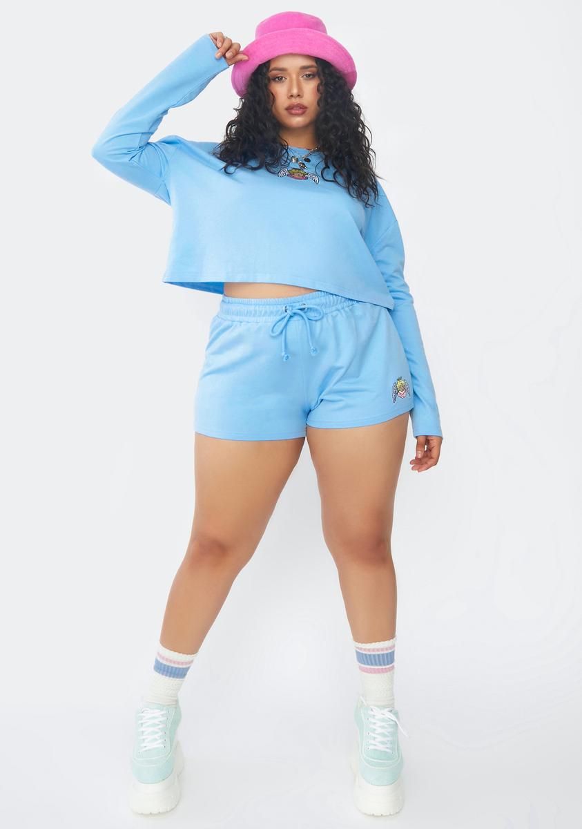 Plus Beautiful Illusion Shorts Set sold by Dolls Kill product image thumbnail 5