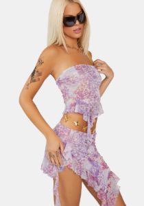 Wisterial Mesh Tube Top sold by Dolls Kill