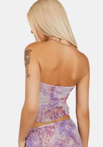 Wisterial Mesh Tube Top sold by Dolls Kill