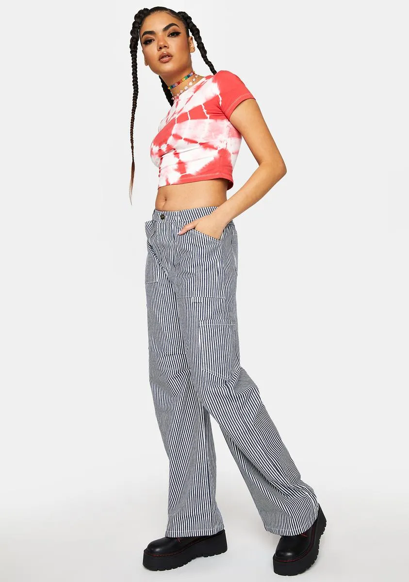 Pinstripe Miami Vice Pants sold by Dolls Kill product image thumbnail 3