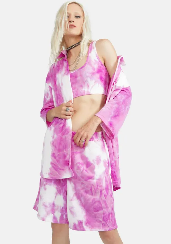 Magic Tomboy Nxt Door Tie Dye Lounge Set sold by Dolls Kill