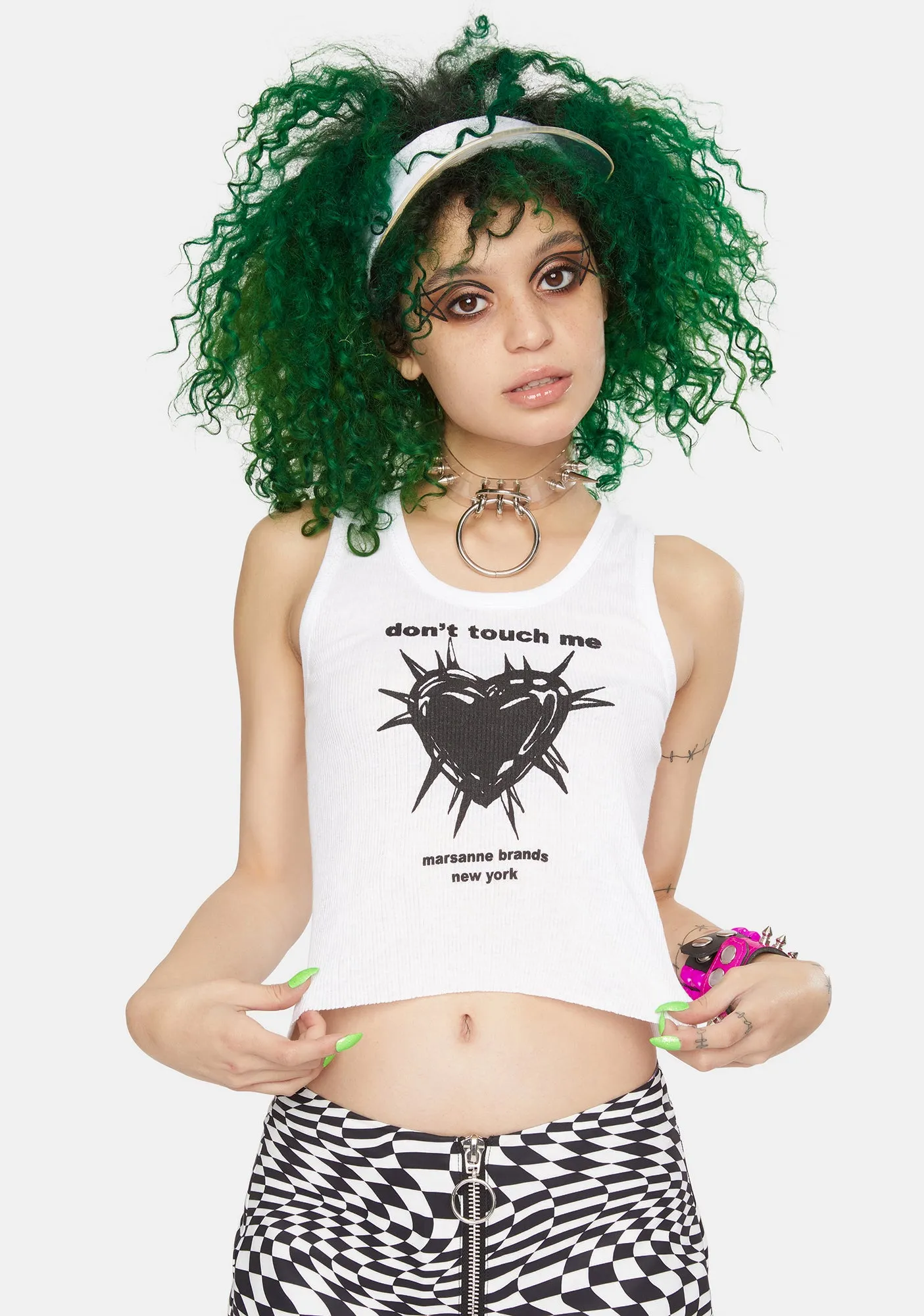 Urchin Crop Tank sold by Dolls Kill