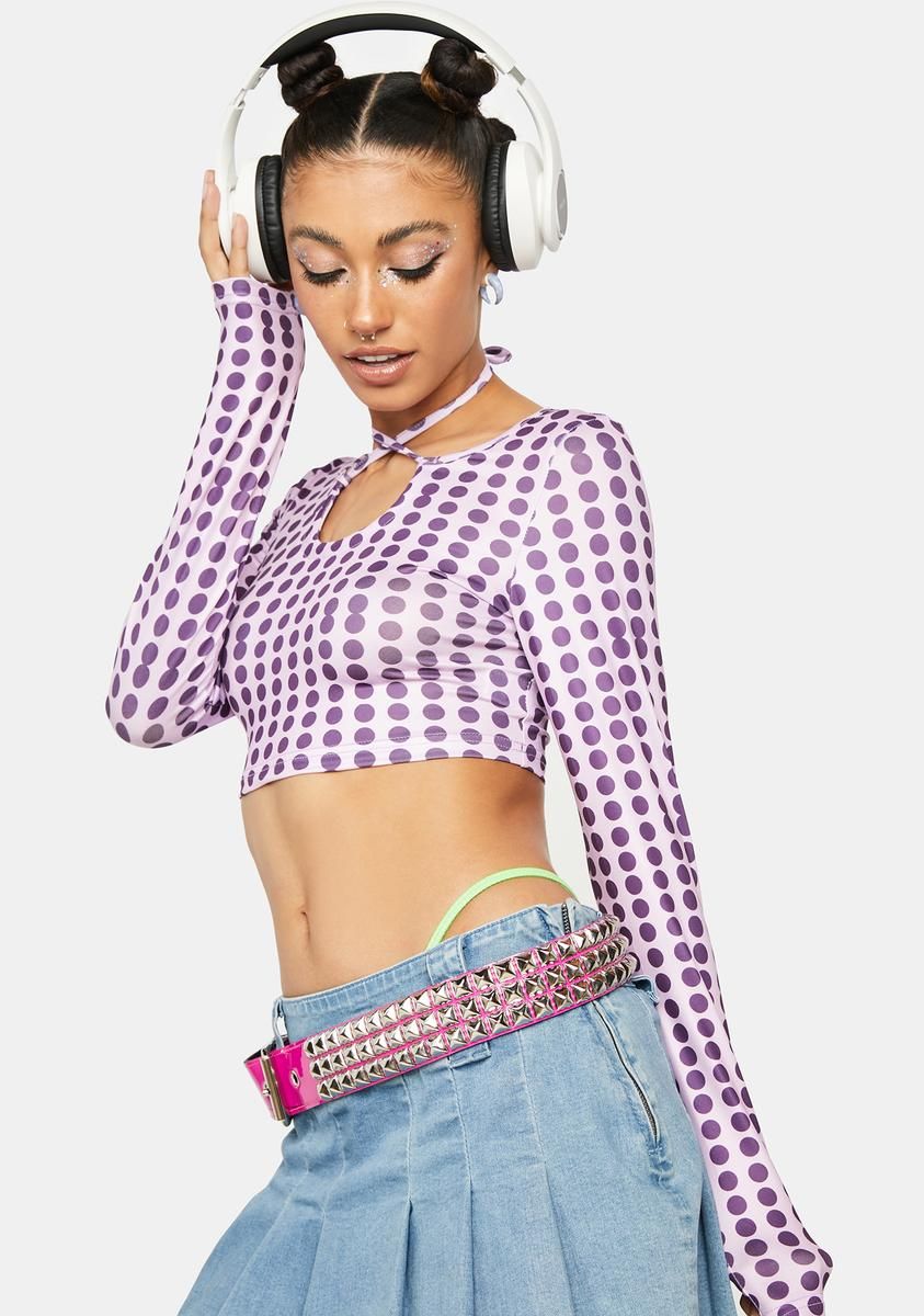Deep House Hottie Crop Top sold by Dolls Kill product image thumbnail 2