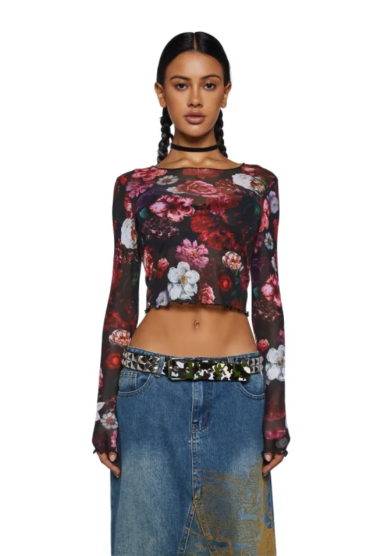 Creative Visions Long Sleeve Top sold by Dolls Kill