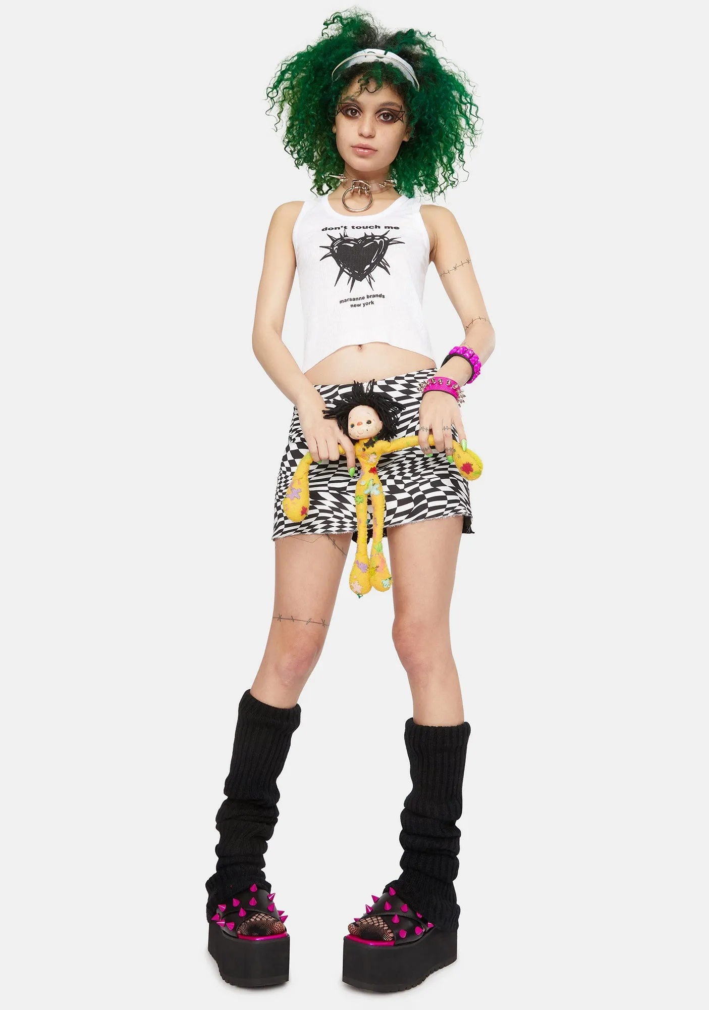 Urchin Crop Tank sold by Dolls Kill product image thumbnail 3