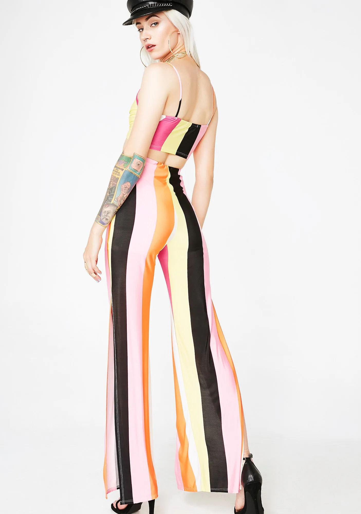 I Like It Striped Set sold by Dolls Kill product image thumbnail 4