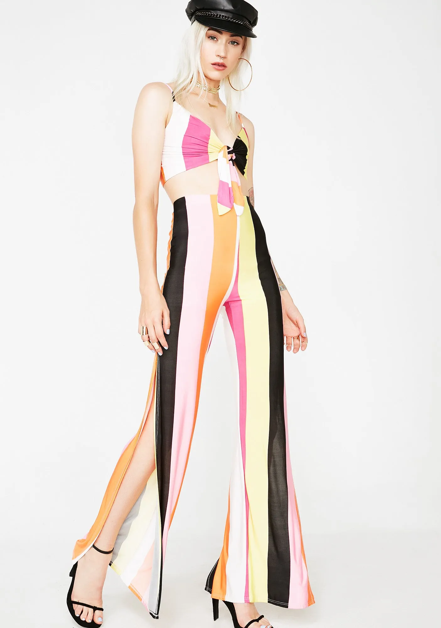 I Like It Striped Set sold by Dolls Kill