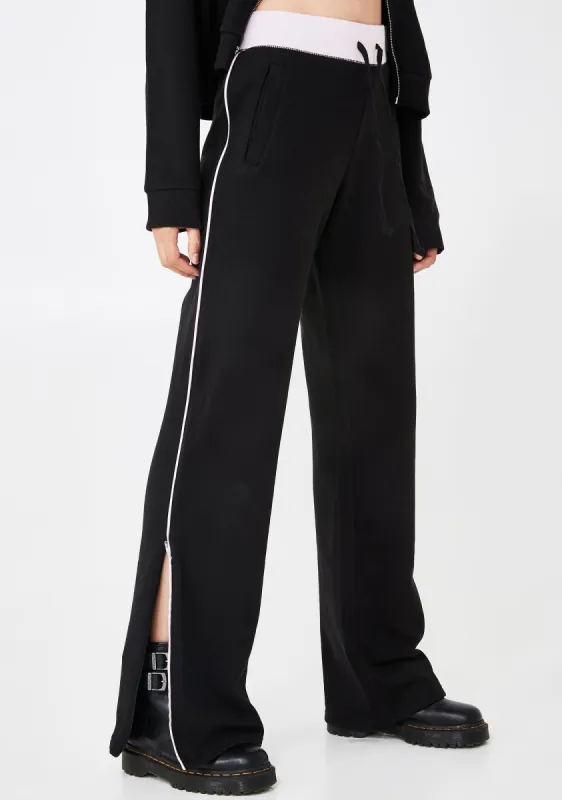 Track Zip Up Pants sold by Dolls Kill