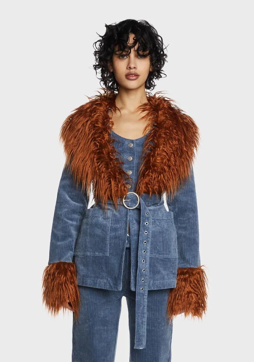 Madam Corduroy Jacket sold by Dolls Kill