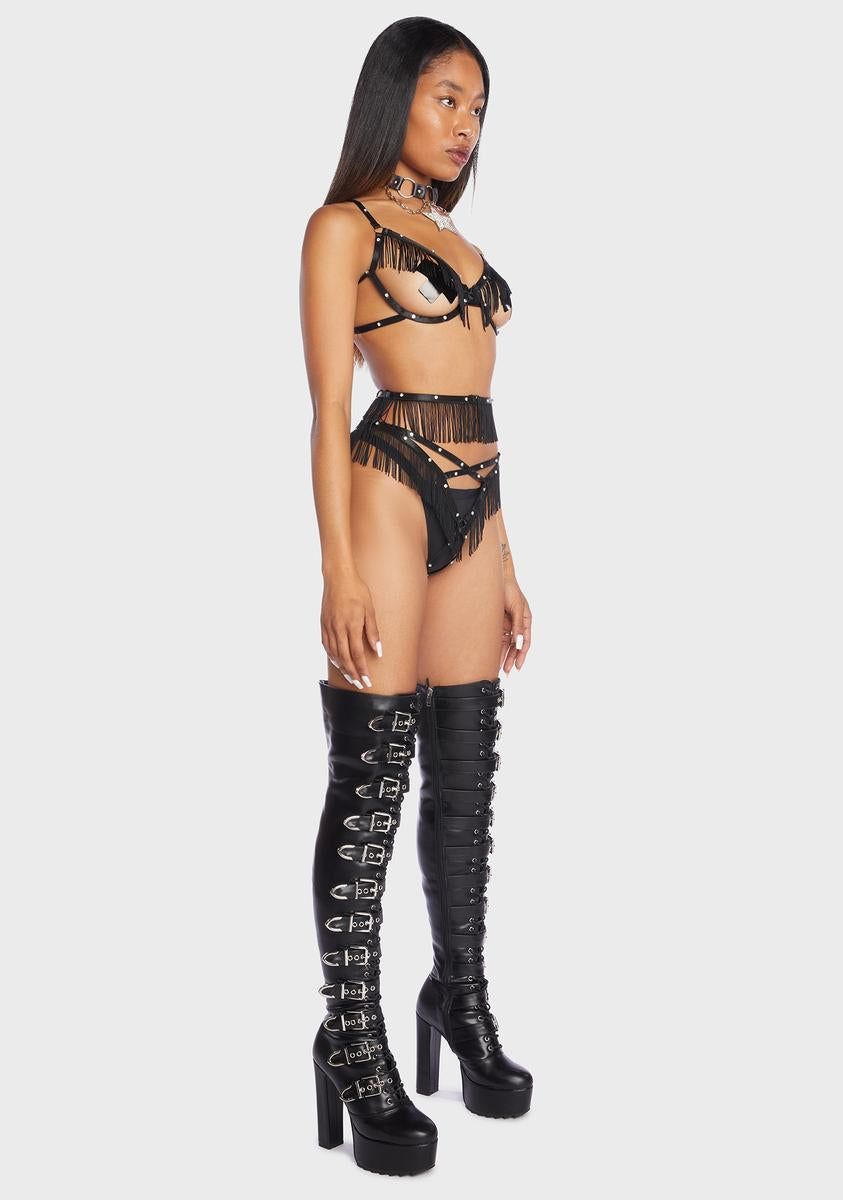 Fringe Sparkle Two Piece Set sold by Dolls Kill product image thumbnail 3