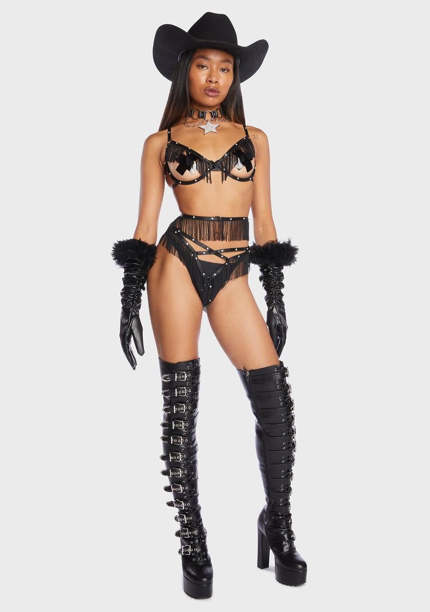 Fringe Sparkle Two Piece Set sold by Dolls Kill product image thumbnail 4