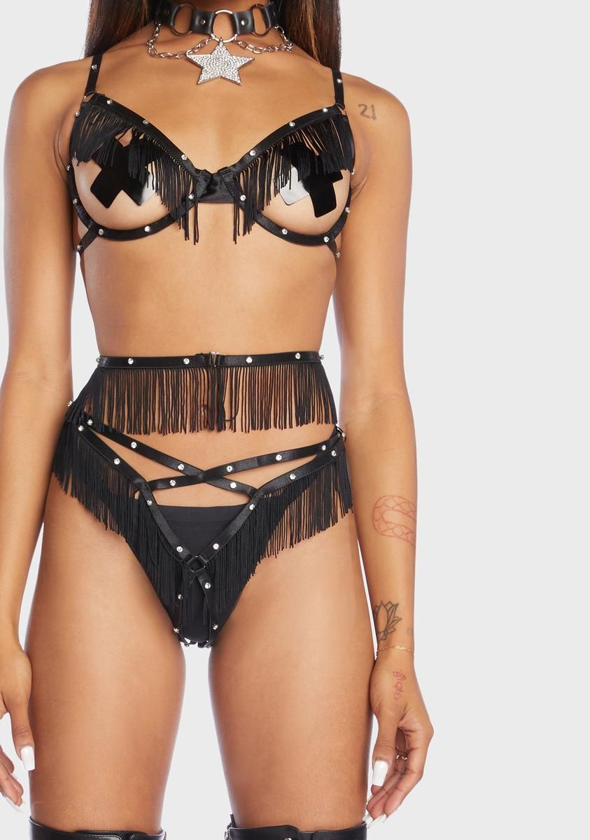 Fringe Sparkle Two Piece Set sold by Dolls Kill product image thumbnail 2