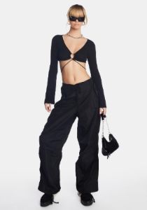 Trending Topic Crop Top sold by Dolls Kill