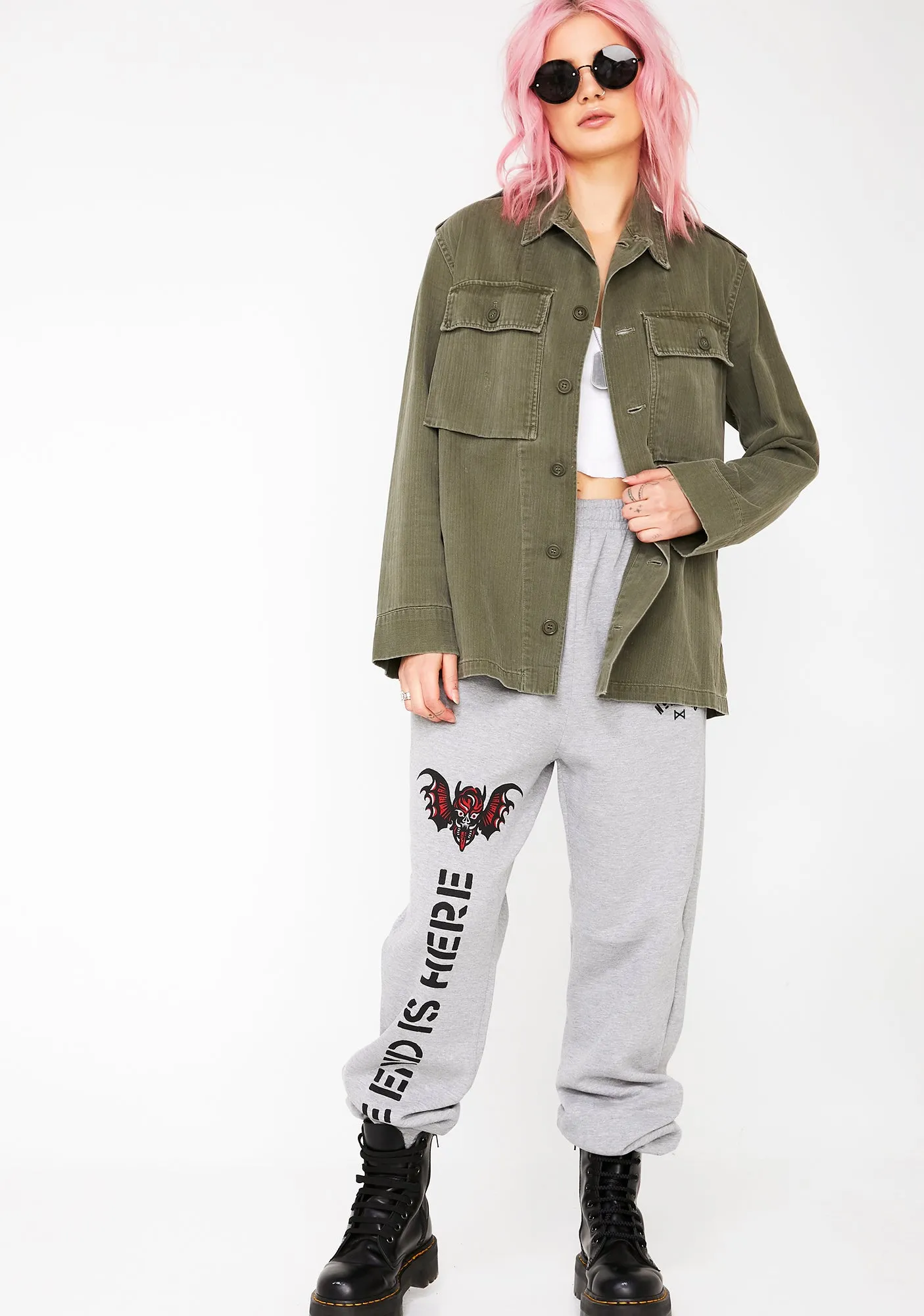 Hidden Dragon Sweatpants sold by Dolls Kill product image thumbnail 3