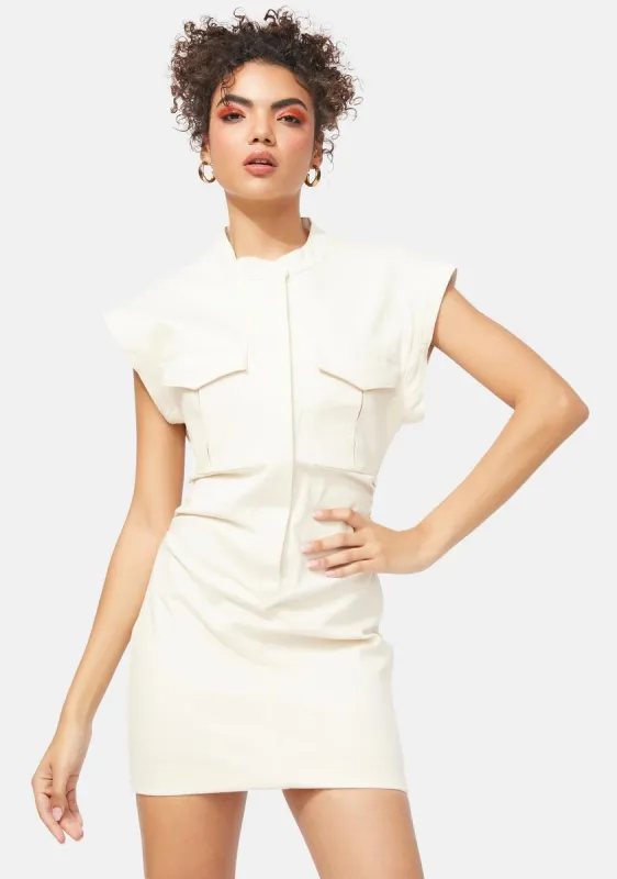 Ready Or Not Fitted Cargo Dress sold by Dolls Kill