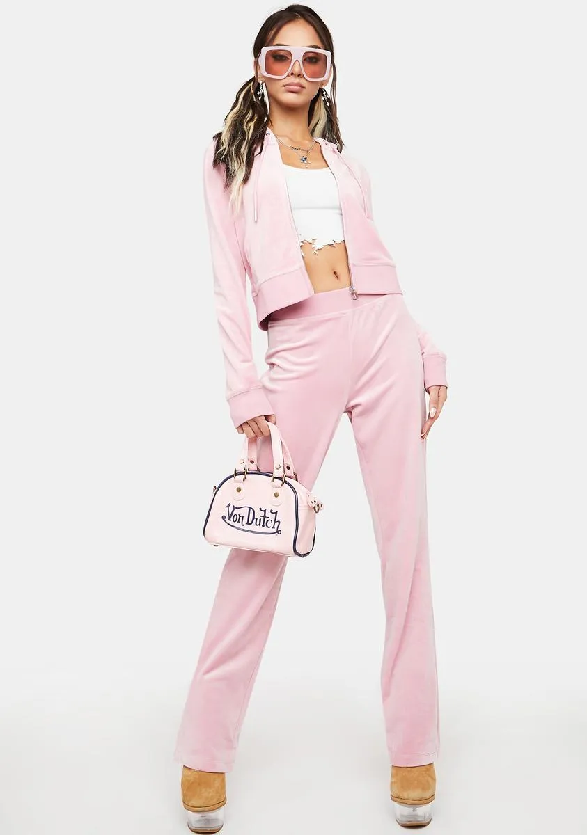 Rose Rhinestone Logo Zip-Up Hoodie sold by Dolls Kill product image thumbnail 3