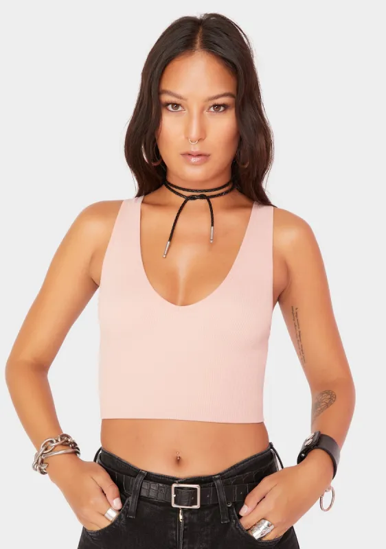 Sienna Follow My Lead Crop Tank sold by Dolls Kill