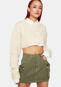 All You Got Mini Skirt sold by Dolls Kill