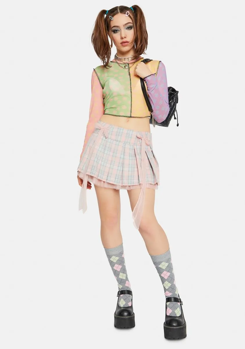 Chiller Mesh Crop Top sold by Dolls Kill product image thumbnail 3