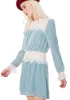 Beatrix Velvet Lace Mini Dress sold by Dolls Kill