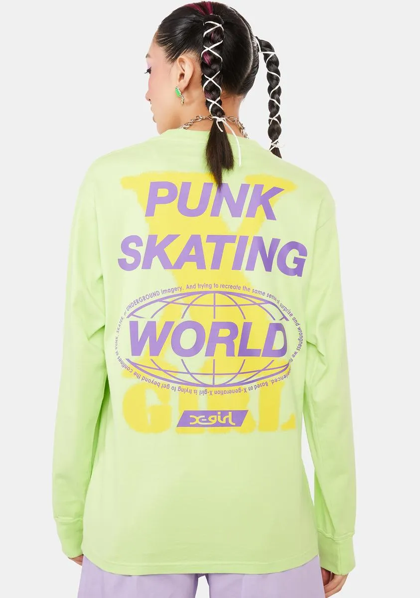 Double Print Long Sleeve Tee sold by Dolls Kill product image thumbnail 4