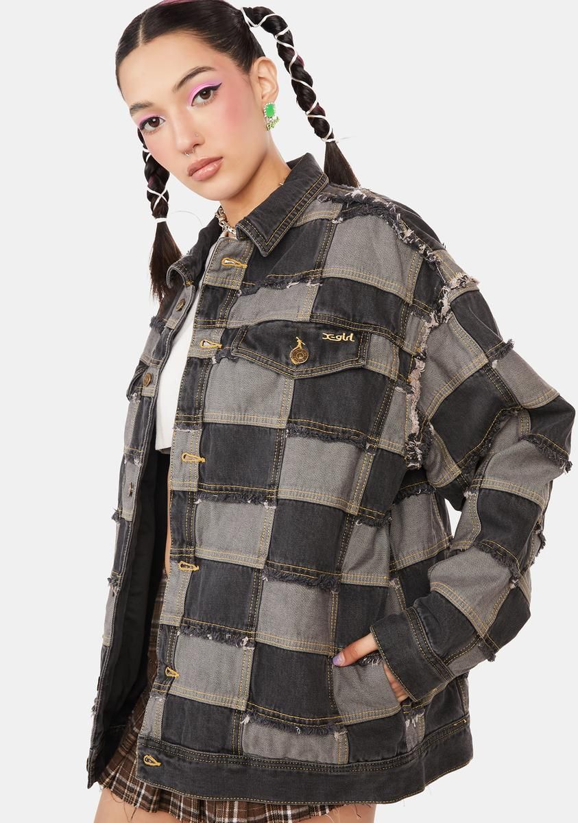 Patchwork Denim Jacket sold by Dolls Kill product image thumbnail 2