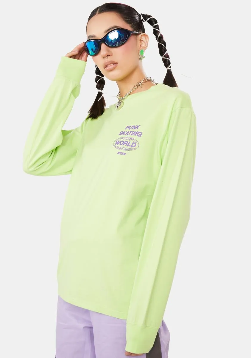 Double Print Long Sleeve Tee sold by Dolls Kill product image thumbnail 2