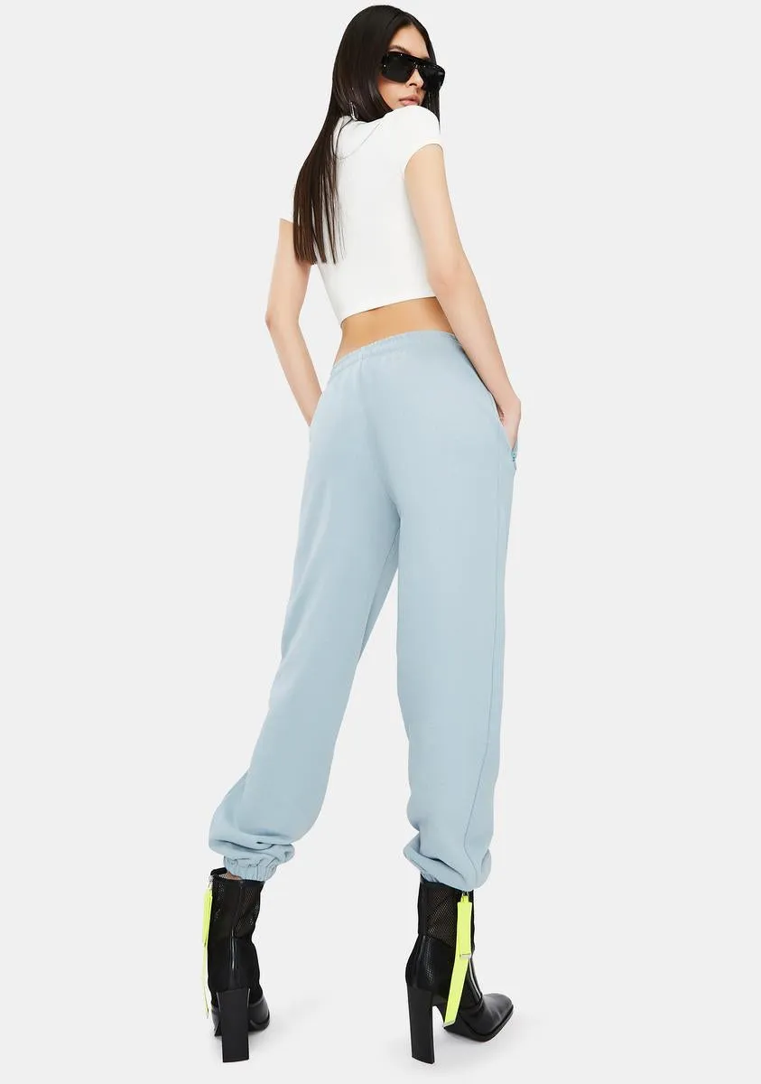 Blue Alessia Sweatpants sold by Dolls Kill product image thumbnail 4