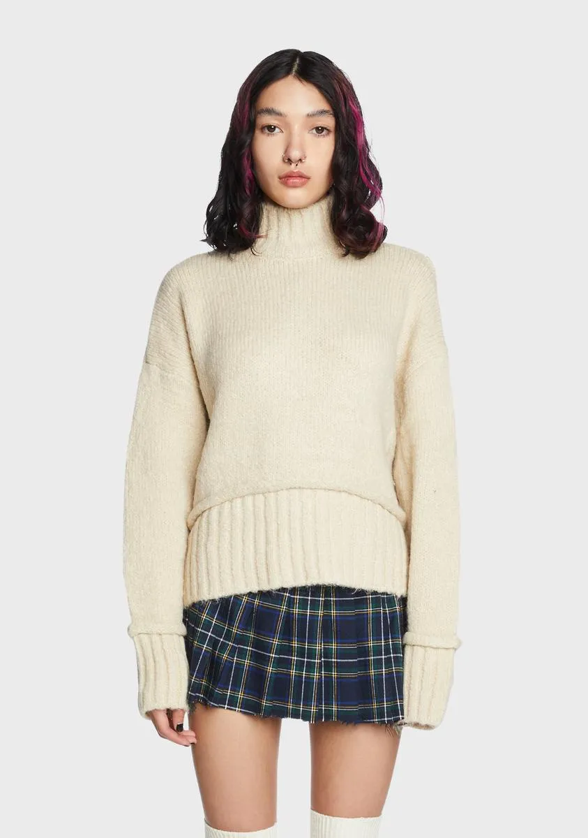 First N' Last Oversized Sweater sold by Dolls Kill