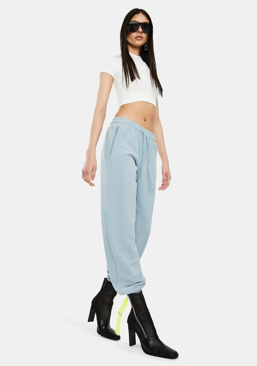 Blue Alessia Sweatpants sold by Dolls Kill product image thumbnail 2