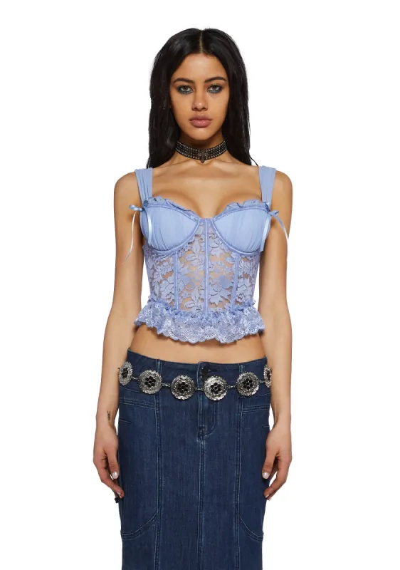 Victorian Vows Corset Top sold by Dolls Kill