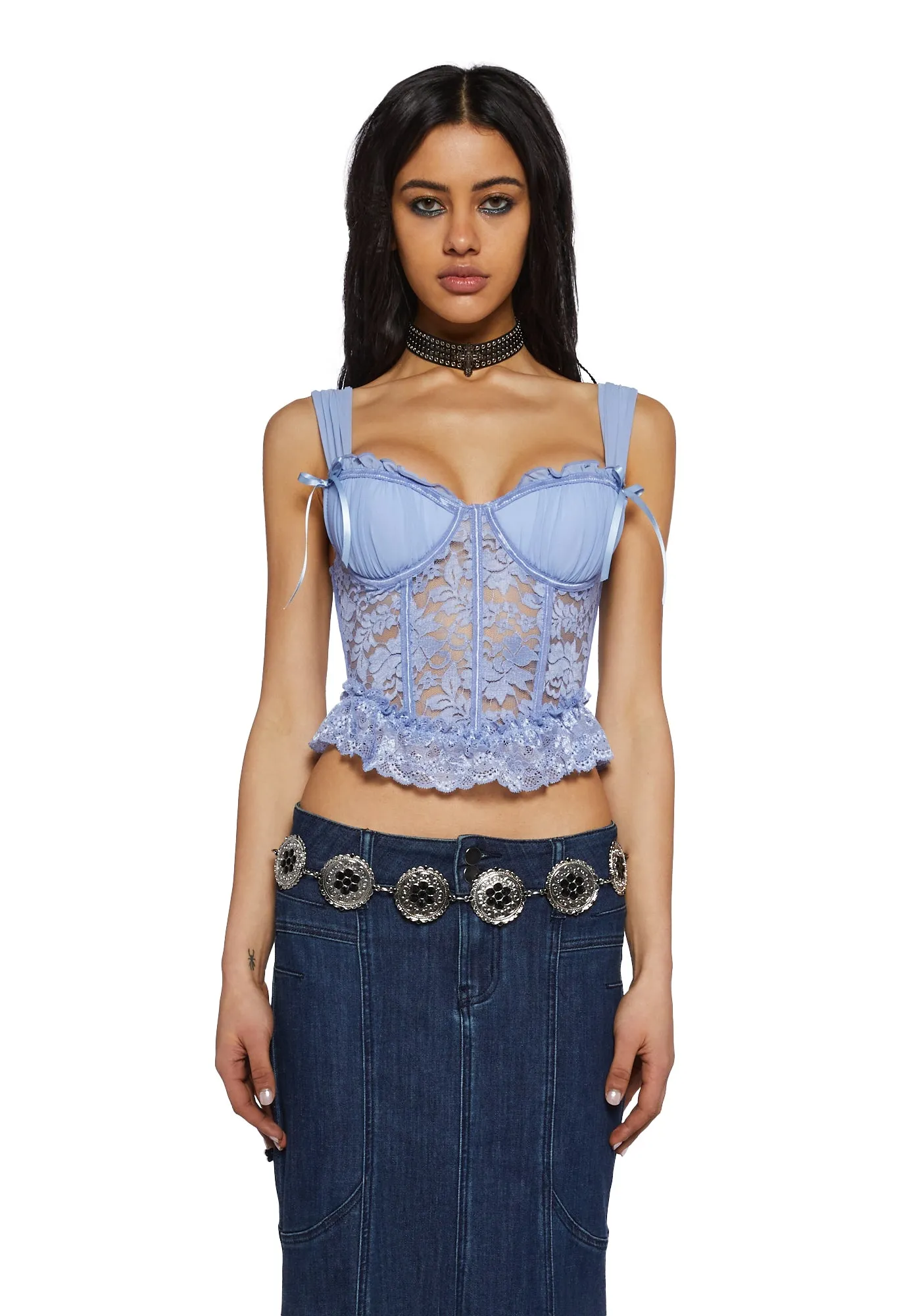 Victorian Vows Corset Top sold by Dolls Kill