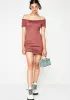 Sweet Spot Off The Shoulder Dress sold by Dolls Kill