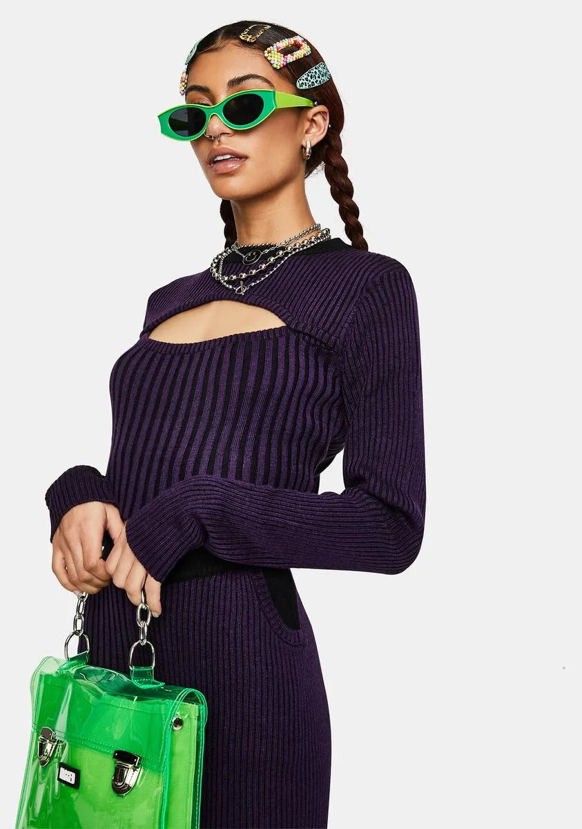 Breach Striped Crop Top sold by Dolls Kill product image thumbnail 2