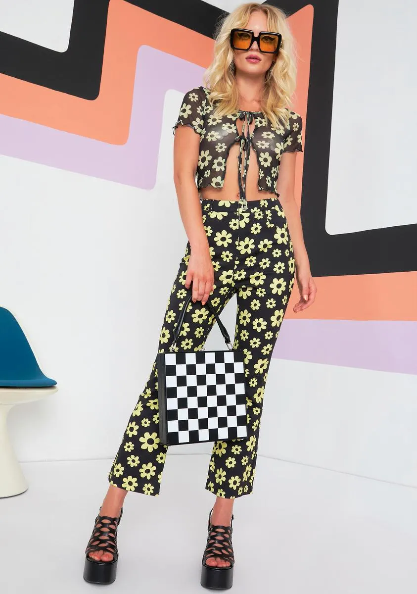 Everybody's Talkin' Printed Pants sold by Dolls Kill product image thumbnail 2