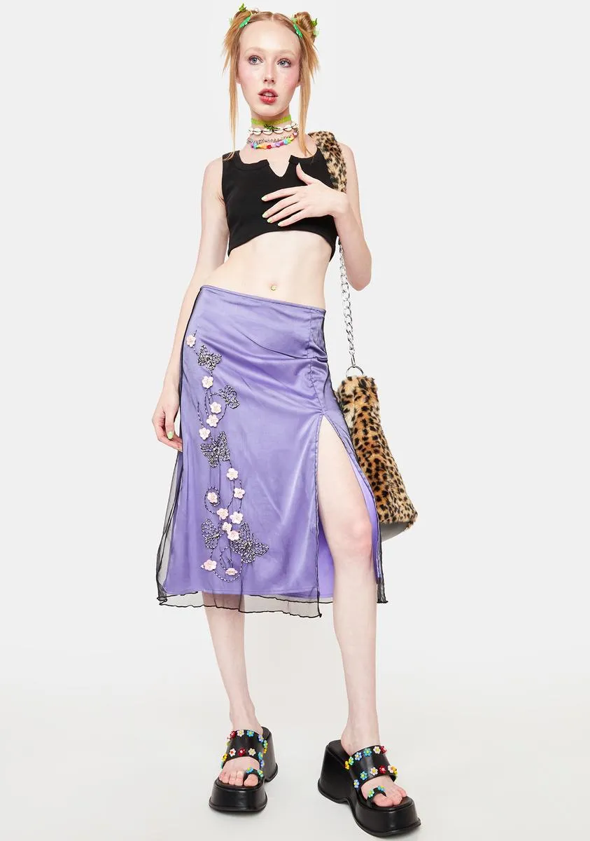 Night Way Back When Cropped Tank sold by Dolls Kill product image thumbnail 3